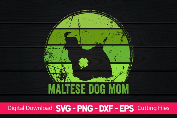 Maltese Dog Mom St Patrick’s Day Design Review