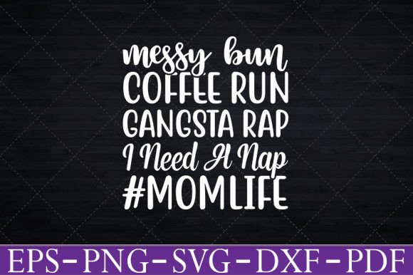 Mom Life Messy Bun Coffee SVG: An Embroidery Review