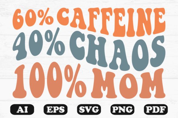 Mom Lover Coffee Retro Wavy SVG Review