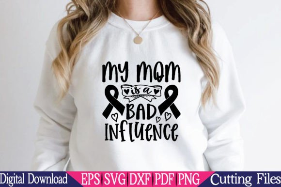 My Mom is a Bad Inflrence SVG: An Embroidery Review