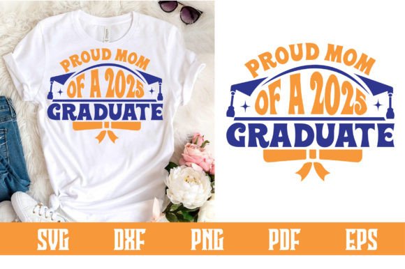 Proud Mom of a 2025 Graduate SVG: A Stitch Test